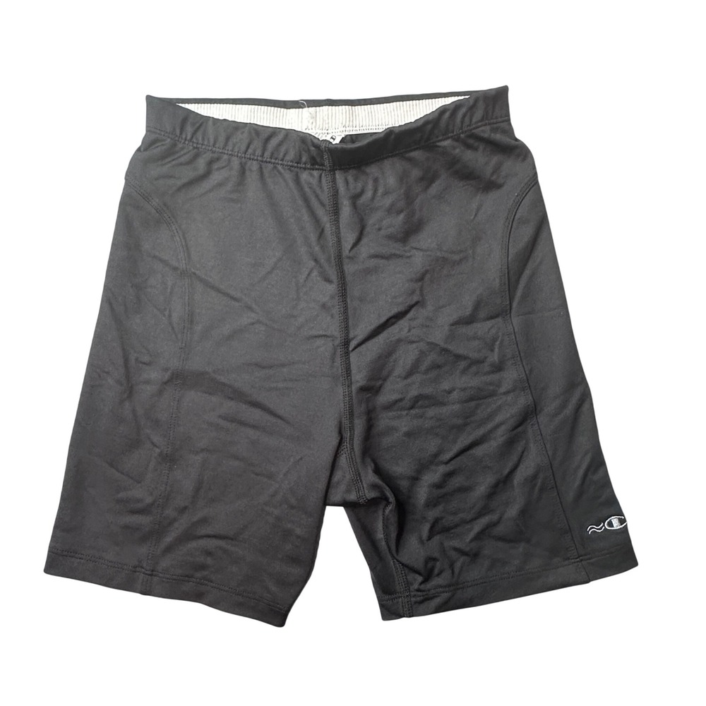 Champion Compression Shorts Women S Black 3010 Tactel Lycra Athletic Bike Active